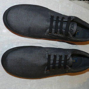 Polo Ralph Lauren Men's Low Sneaker Black Denim